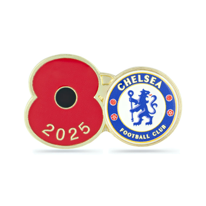 Chelsea Poppy Football Pin 2025