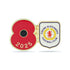 Crewe Alexandra Poppy Football Pin 2025