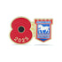 Ipswich Town Poppy Football Pin 2025