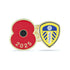 Leeds United Poppy Football Pin 2025