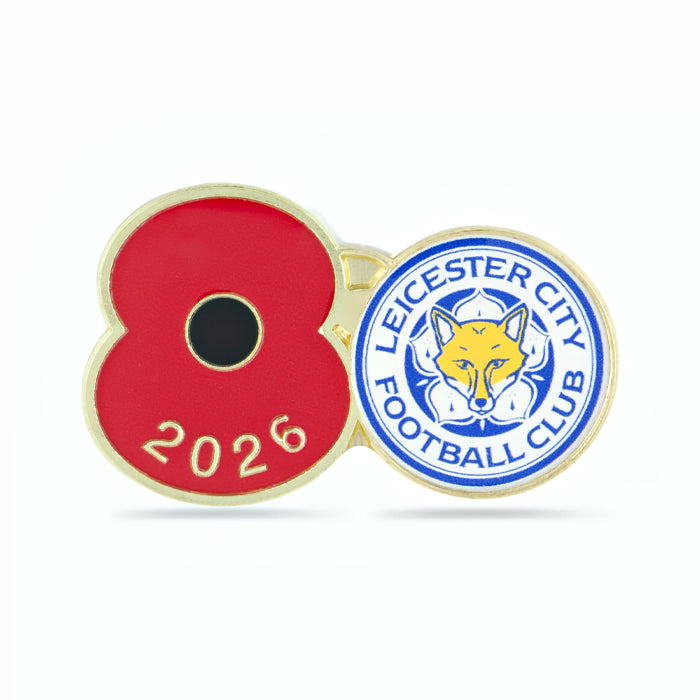 Leicester City Poppy Football Pin 2026