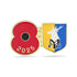 Mansfield Town Poppy Football Pin 2025