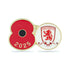 Middlesbrough Poppy Football Pin 2025