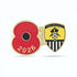 Notts County Poppy Football Pin 2026