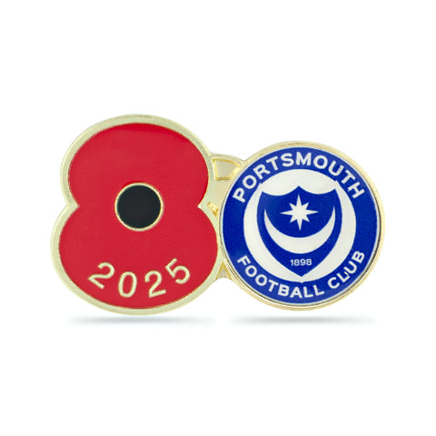 Portsmouth Poppy Football Pin 2025