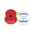 Preston North End Poppy Football Pin 2025