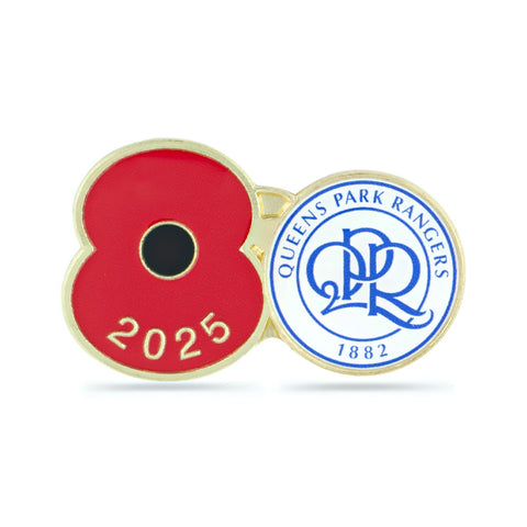Queens Park Rangers Poppy Football Pin 2025
