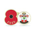 Southampton Poppy Football Pin 2025