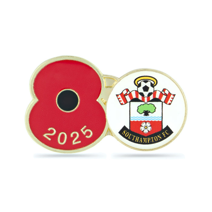 Southampton Poppy Football Pin 2025