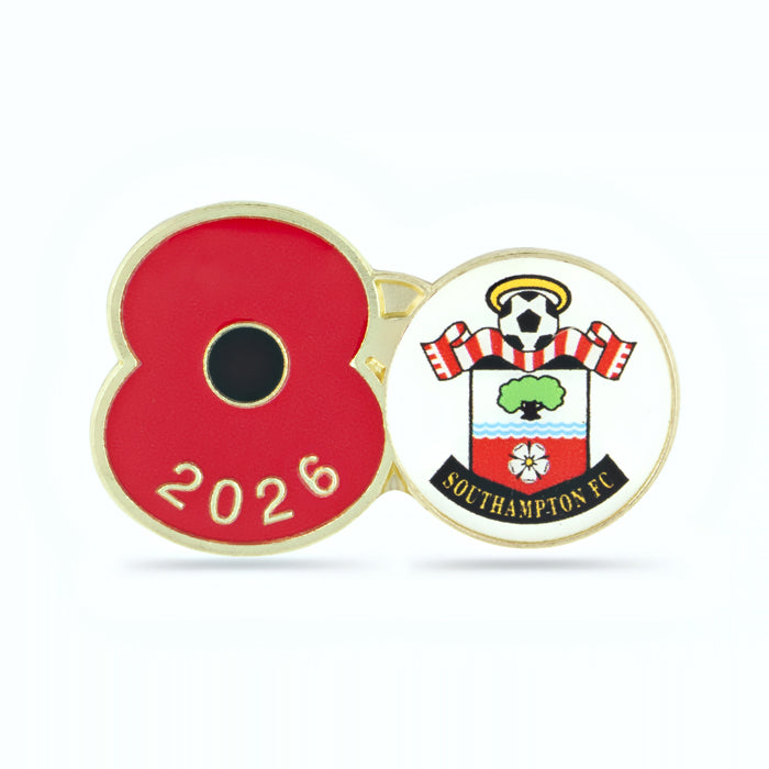 Southampton Poppy Football Pin 2026