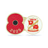 Swindon Town Poppy Football Pin 2025