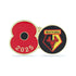 Watford Poppy Football Pin 2025