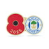 Wigan Athletic Poppy Football Pin 2025
