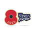 Sale Sharks Poppy Rugby Pin 2025