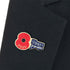 Sale Sharks Poppy Rugby Pin 2025