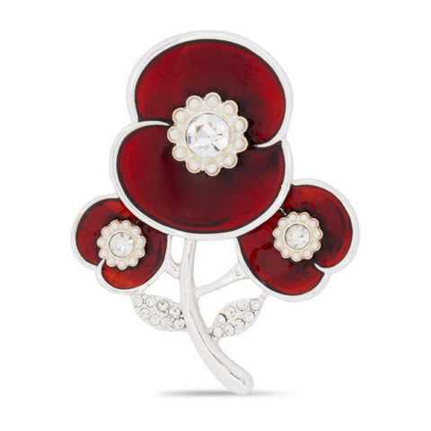 We'll Meet Again Poppy Brooch