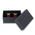 Red Enamel Poppy Cufflinks
