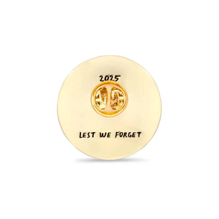 3D Painted Poppy Pin