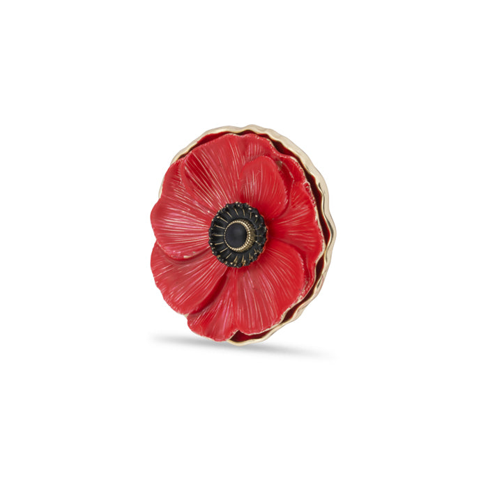 Flowering 3D Poppy Pin