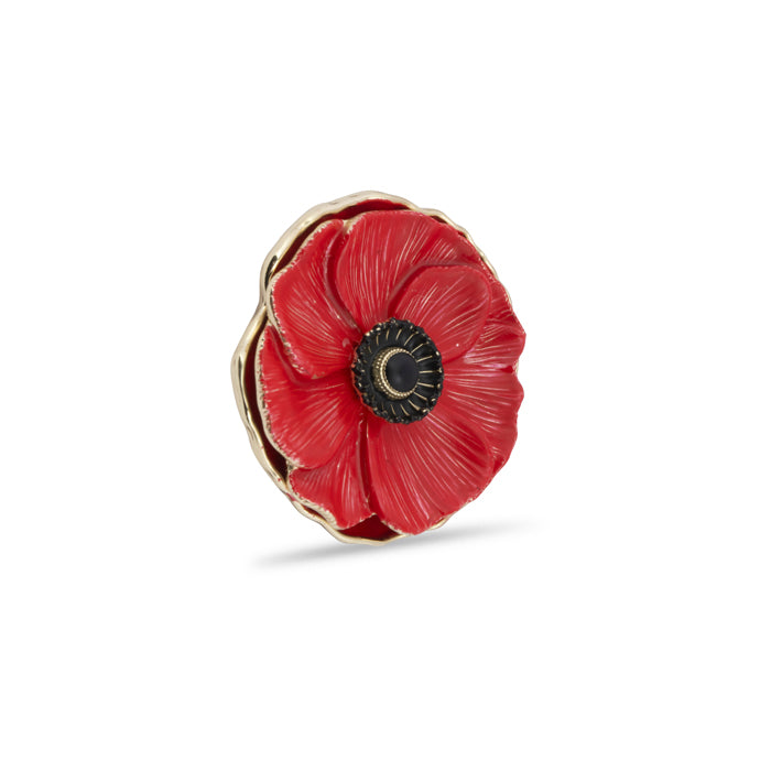 Flowering 3D Poppy Pin