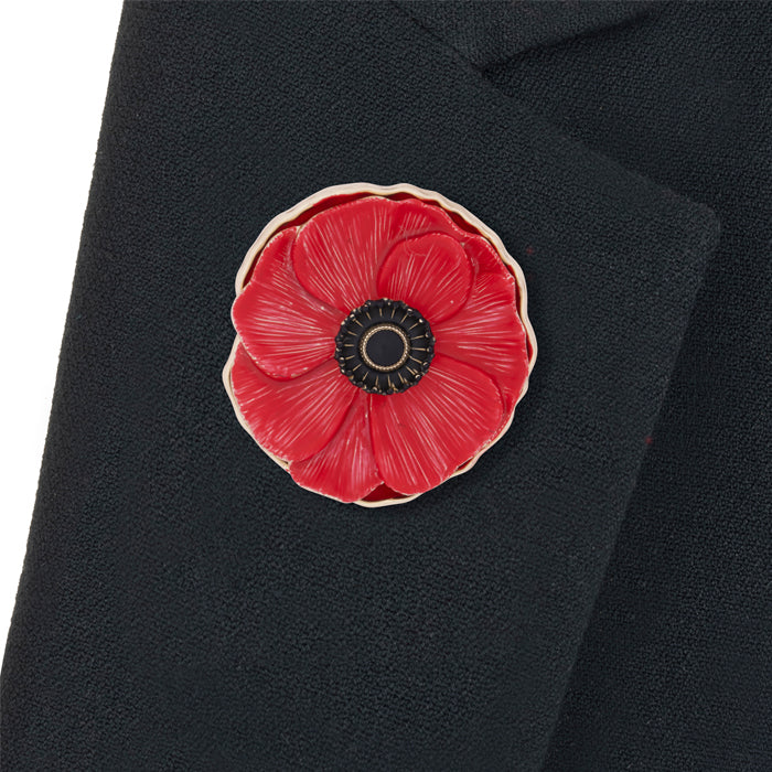 Flowering 3D Poppy Pin