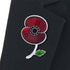 11th Hour, 11th Day, 11th Month Poppy Brooch