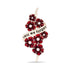 Lest We Forget Scroll Multi Poppy Brooch