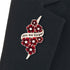 Lest We Forget Scroll Multi Poppy Brooch