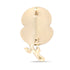 Pave Poppy with Crystal Stem Brooch