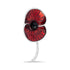 Sunburst Poppy with Stem Brooch