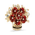 Elizabeth Poppy Basket Brooch