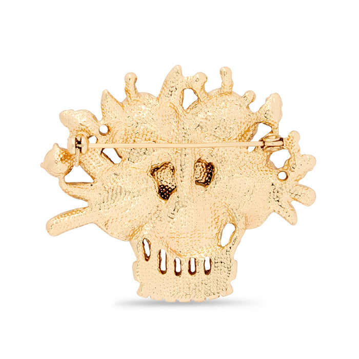 Elizabeth Poppy Basket Brooch