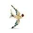 Flying Nightingales Brooch