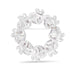 Crystal Poppy Wreath Brooch