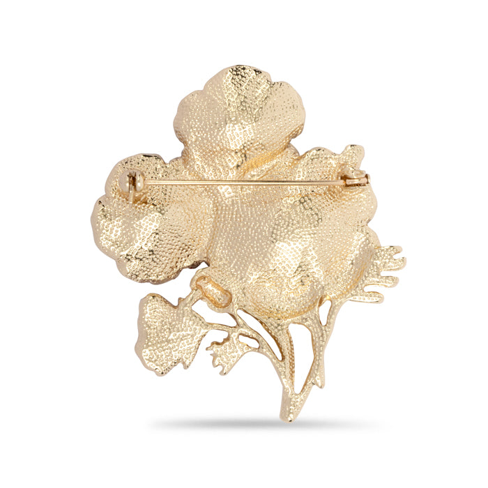 3D Poppy Bouquet Brooch