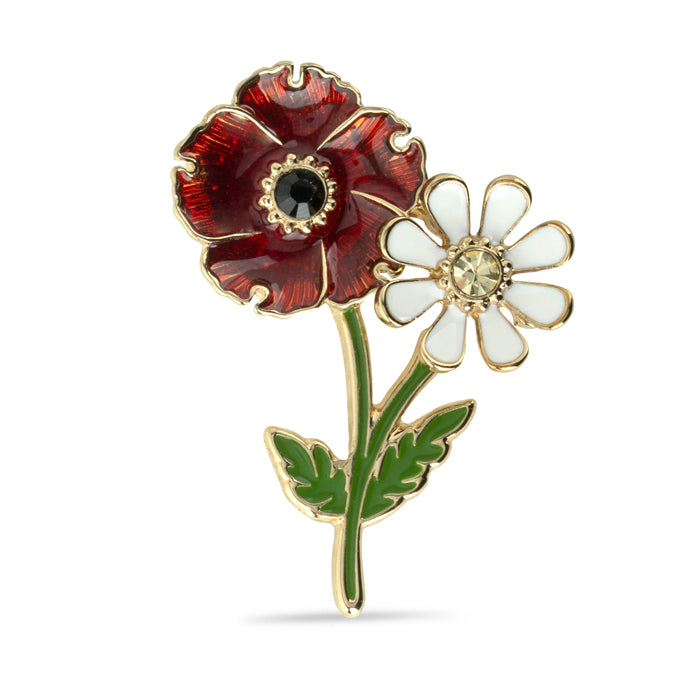 Poppy & Daisy Brooch