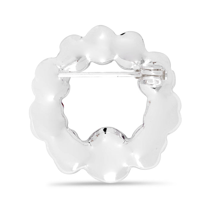 Multi Poppy Wreath Pin