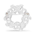 Forever Linked Crystal Poppy Wreath Pin
