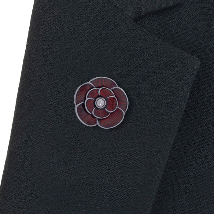 Poppy Blossom Pin