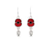 Poppy Crystal Tear Drop Earrings