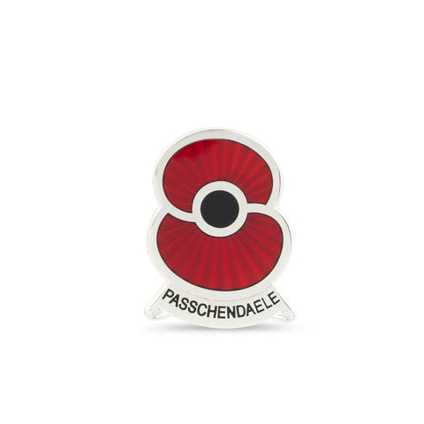 Remembering Passchendaele Poppy Lapel Pin