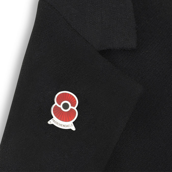 Remembering Passchendaele Poppy Lapel Pin