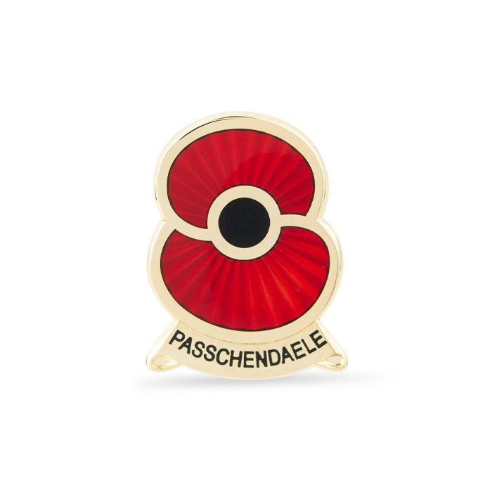 Remembering Passchendaele Poppy Lapel Pin