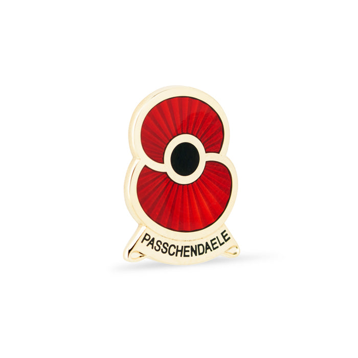 Remembering Passchendaele Poppy Lapel Pin