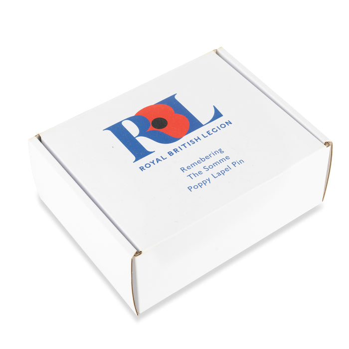Remembering Somme Poppy Lapel Pin