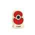 Remembering Somme Poppy Lapel Pin