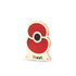 Remembering Somme Poppy Lapel Pin