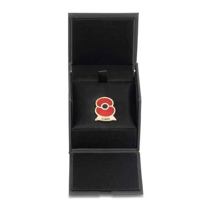 Remembering Somme Poppy Lapel Pin
