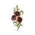 Laurence Llewelyn-Bowen Art Deco Poppy Brooch