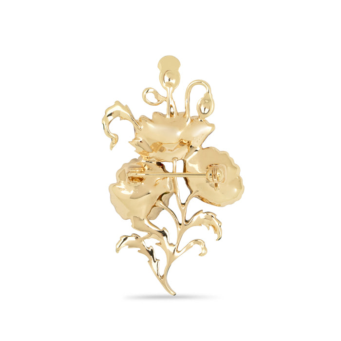 Laurence Llewelyn-Bowen Art Deco Poppy Brooch